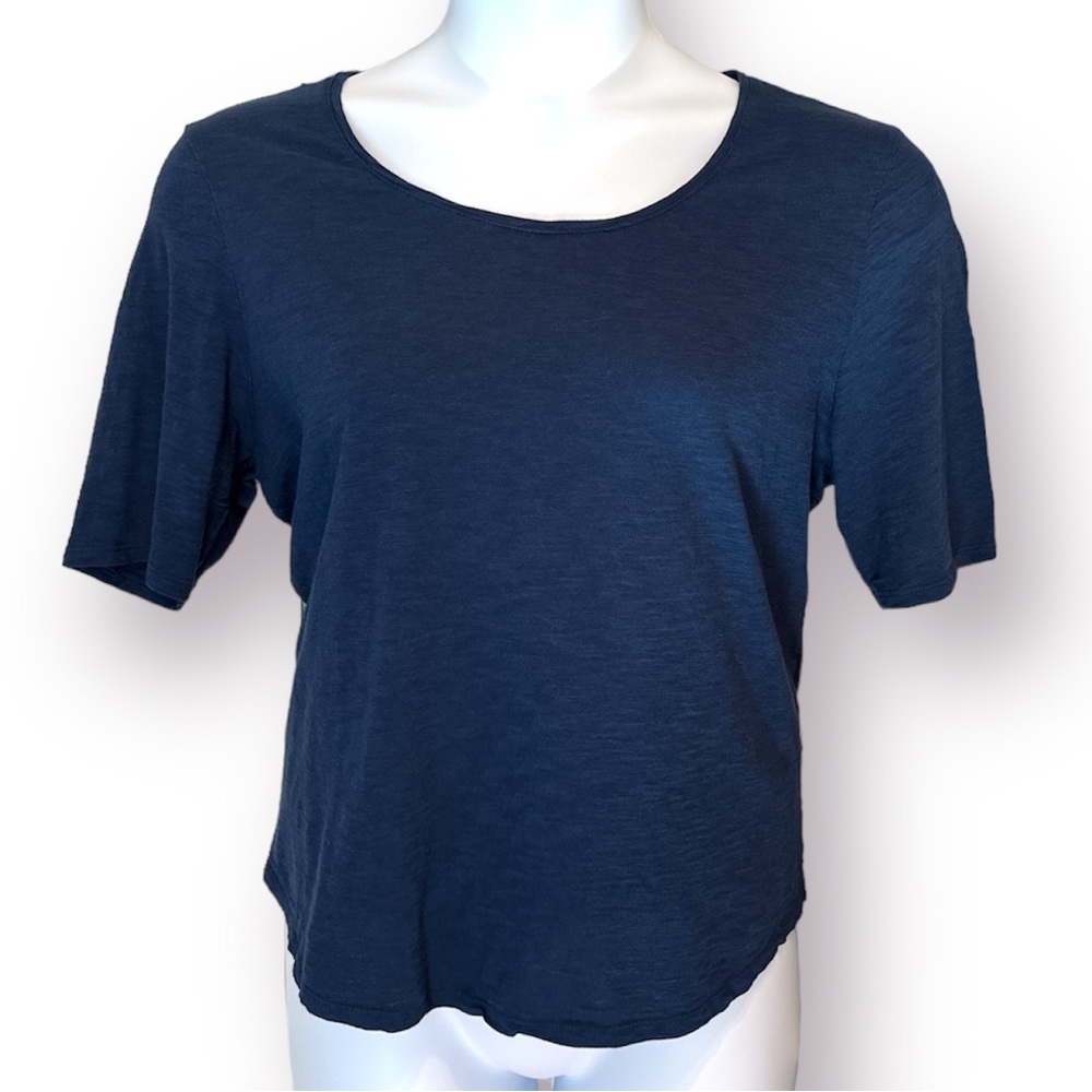 Chico’s | Short Sleeve Tee | Navy | Size 2 (L)